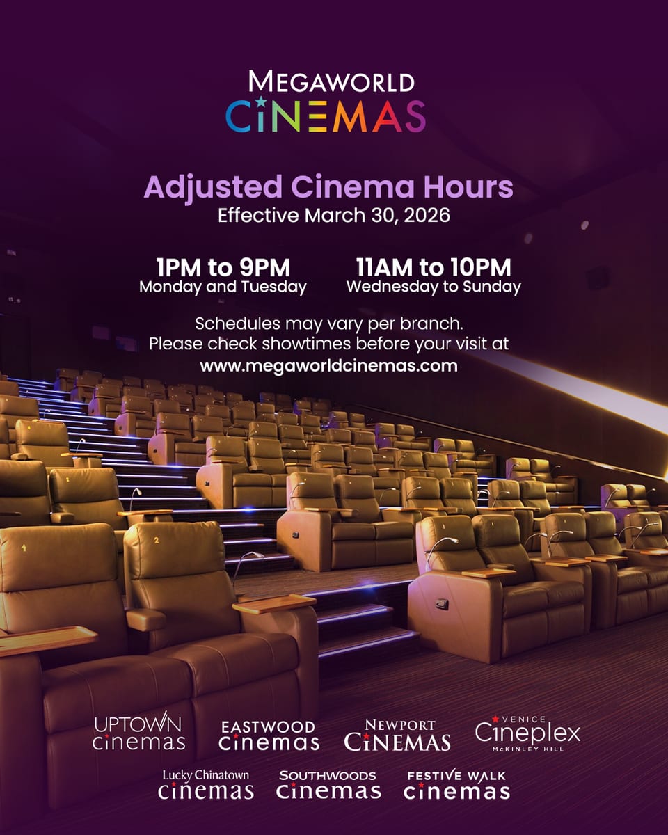 megaworld lifestyle mall cinema schedule